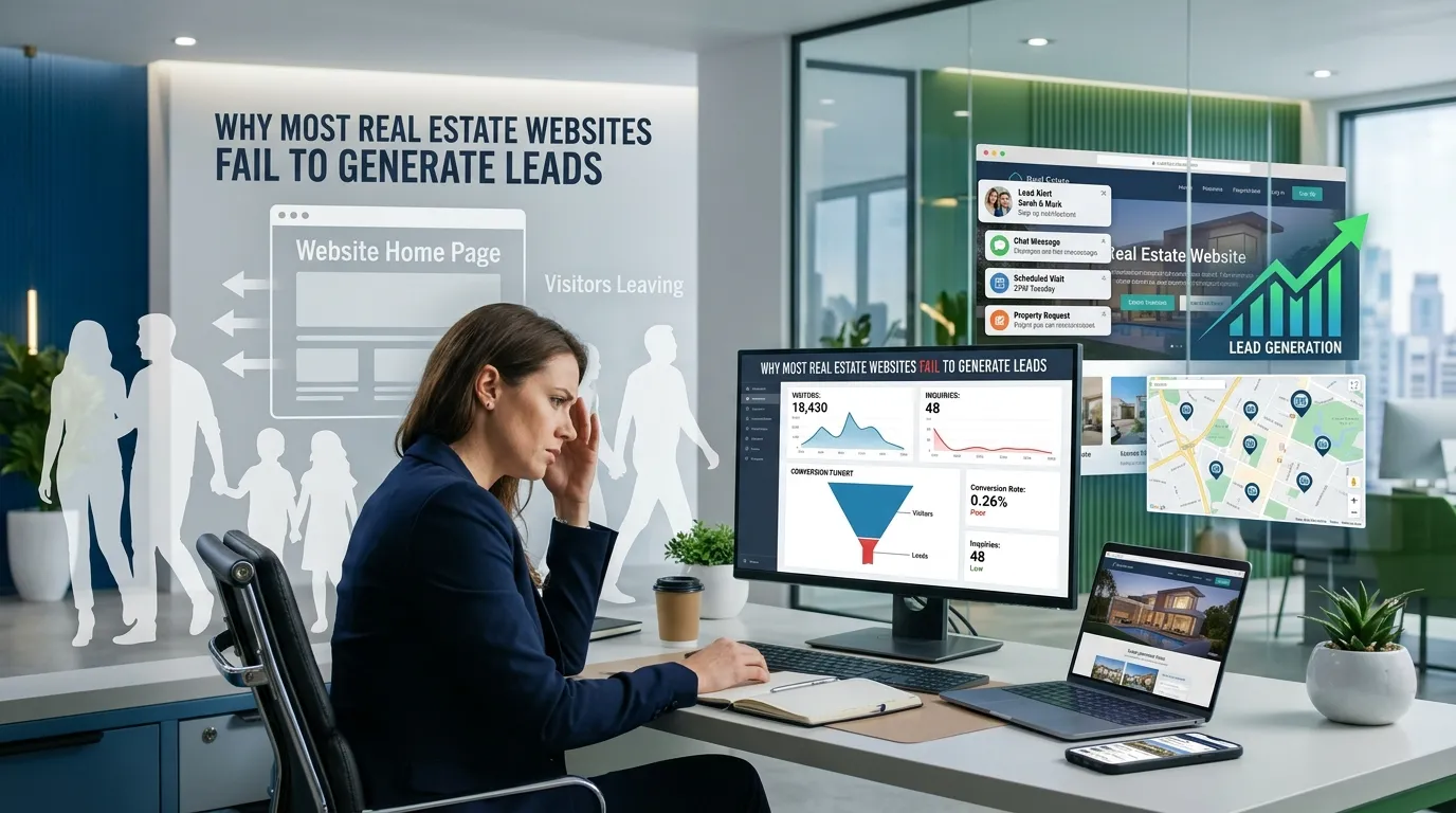 Why Most Real Estate Websites Fail to Generate Leads