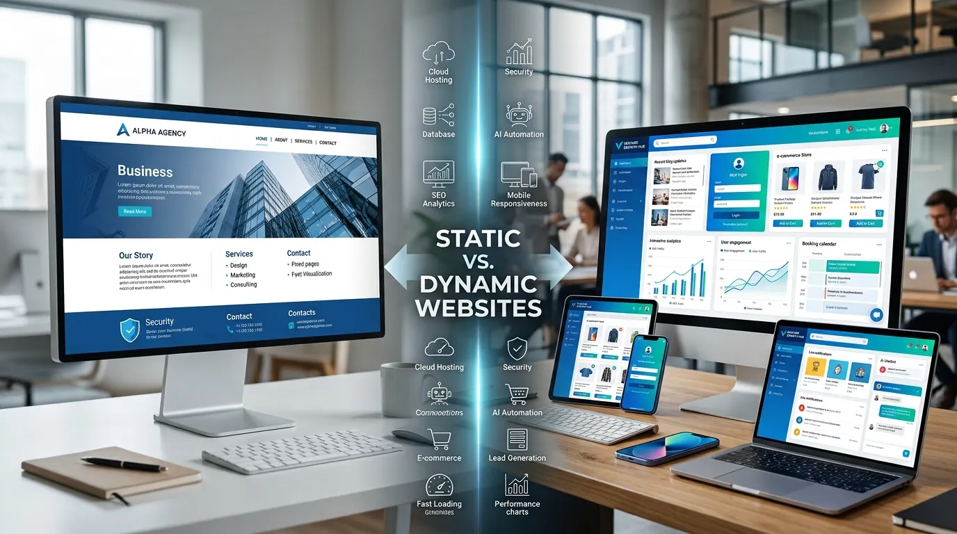 Static vs. Dynamic Websites: Which One Is Right for Your Business?