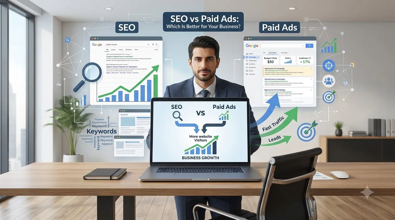 SEO vs Paid Ads: Which Digital Marketing Strategy Is Better for Your Business?