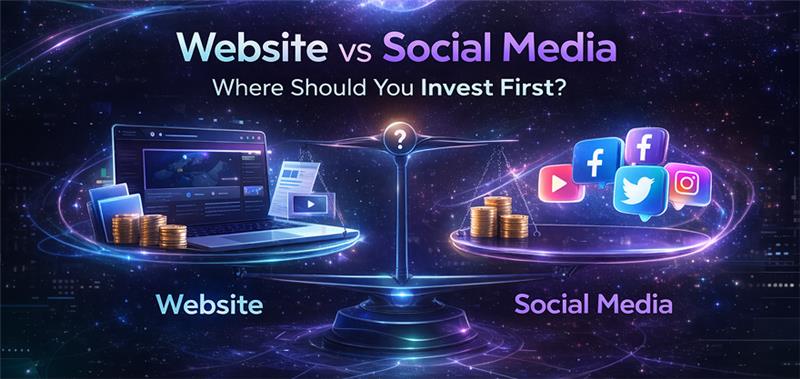 Website vs Social Media: Where Should You Invest First?