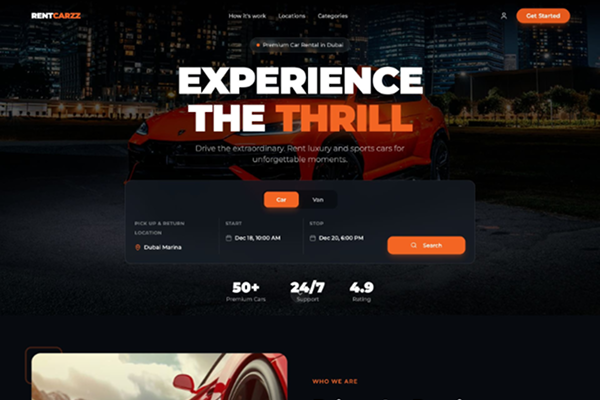 RentCarzz - Car Rental