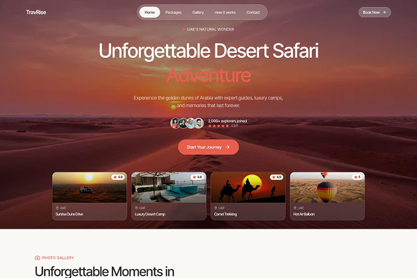 TravRise - Travel Agency