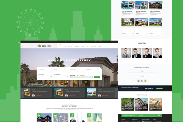 EstateNex – Real Estate & Property Listing Website