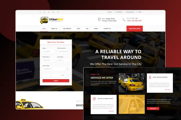 Urban Ride – Taxi Booking & Transportation Platform