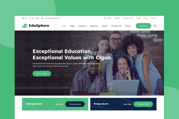 EduSphere – University & Education Platform