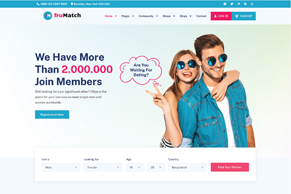 TruMatch – منصة التعارف والمطابقة